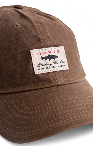 Mens Orvis Vintage Wax Cotton Cap House of Bruar