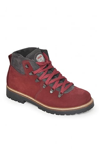 Ladies Merano Boot - Burgundy red, Burgundy