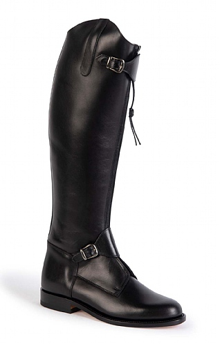 ladies zip front boots