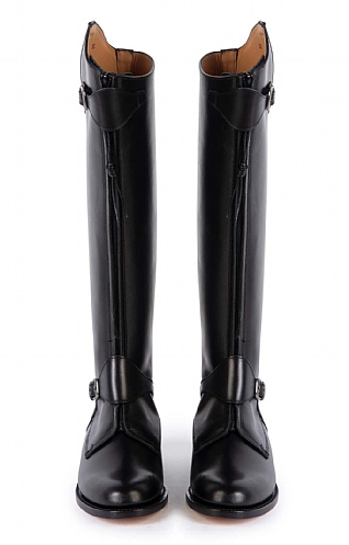 zip front riding boots