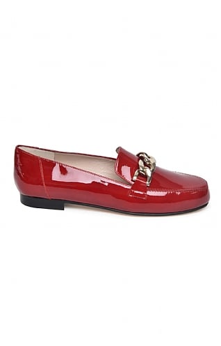 Red patent hot sale loafers womens