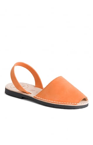 House Of Bruar Ladies Classic Sandals, Orange