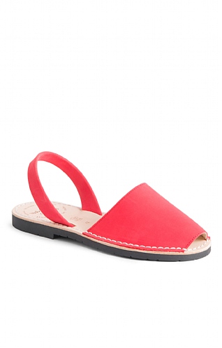 House Of Bruar Ladies Classic Sandals - Red, Red