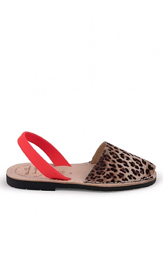 Ladies animal hot sale print sandals