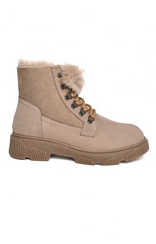 Sheepskin lace outlet up boots