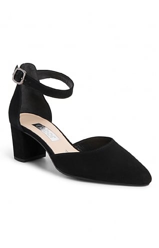 Ladies Gabor Ankle Strap Sandal - Black, Black