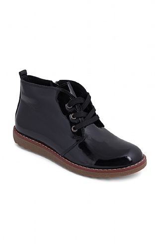 Patent boots ladies on sale