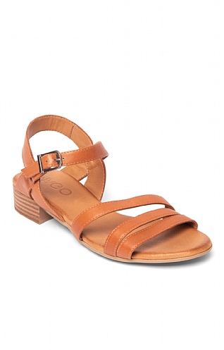 House of Bruar Ladies Flat Sandals, Tan