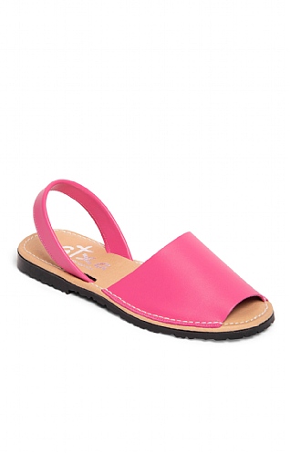 House Of Bruar Ladies Leather Sandal, Pink