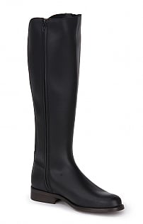 House of Bruar Elastic-Back Riding Boot - Black, Black