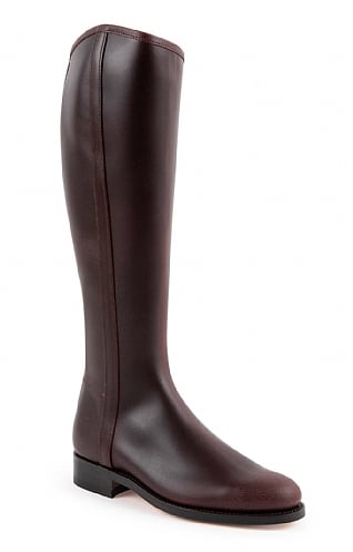 House of Bruar Traditional Riding Boot, Brown Waxy