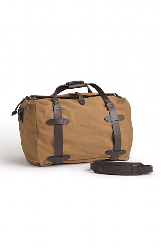 Waxed Canvas William Weekender Duffle Bag - Field Tan