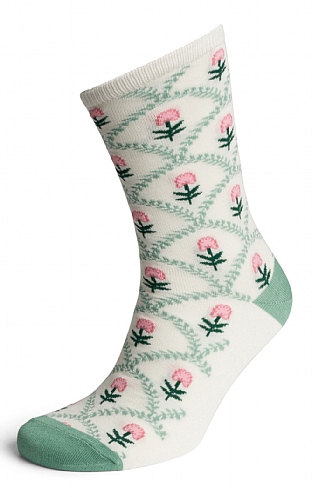 Ladies Joules Everyday Socks - Cream, Cream