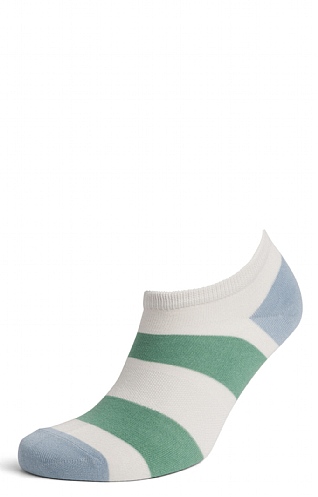 Ladies Joules Rilla Socks, Cream Multi Stripe