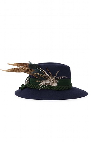 Stunning Ceramic 2024 High Fashion Feather Hat Female Bust With real feathers, bead n