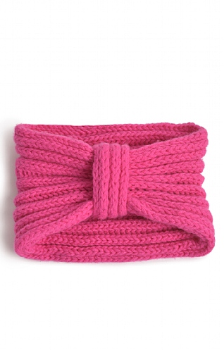 House Of Bruar Ladies Cashmere Earwarmer, Party Pink