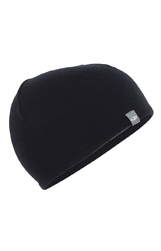 Icebreaker Unisex Pocket Hat, Black/Gritstone