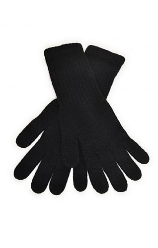 House Of Bruar Ladies Cashmere Long Glove - Black, Black