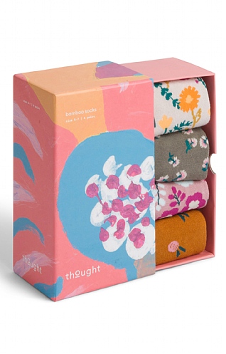 Thought Ladies Sock Box, Fabiana Floral Multi