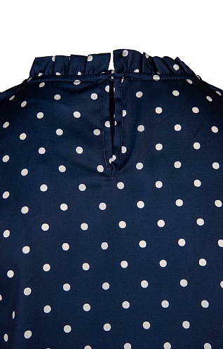 small polka dot blouse