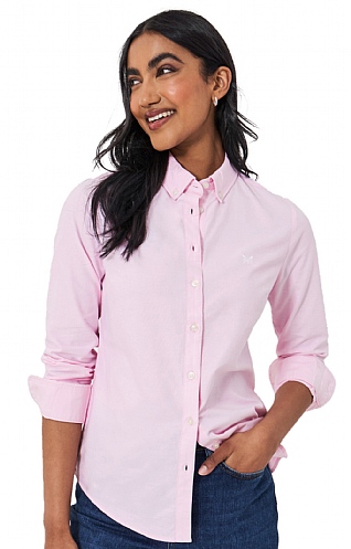 Ladies Crew Clothing Bracken Shirt, Pink