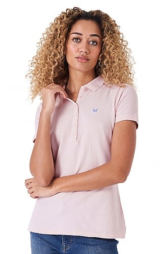 Ladies Crew Clothing Ocean Polo, Pink