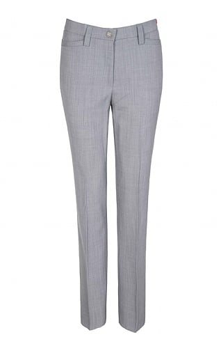 Buy Grey LivIn Straight Formal Pants Online | FableStreet