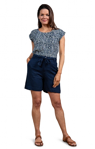 Ladies Lily & Me Naomi Shorts - Navy Blue, Navy