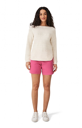 Ladies Crew Clothing Chino Shorts, Pink