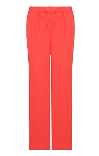 Pomodoro Ladies Cargo Pants, Coral