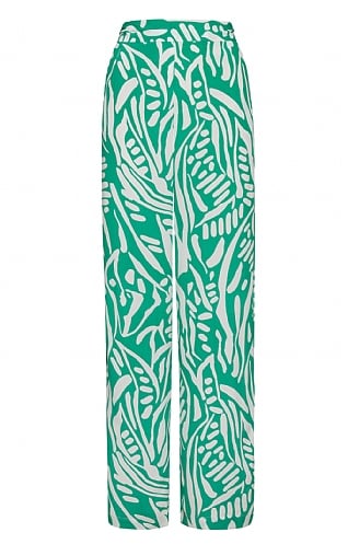 Ladies Pomodoro Abstract Trousers, Meadow