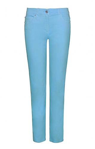 Ladies Anna Montana Magic Stretch Jeans, Sky Blue