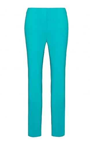 Ladies Pomodoro 7/8 Bengaline Trousers - Sea Green, Sea Green