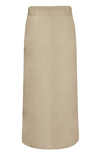 Long khaki skirt womens hotsell