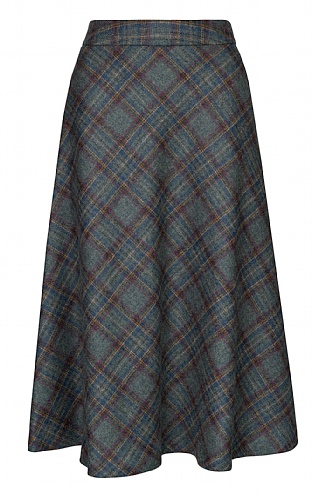 Ladies Tweed Swing Skirt - House of Bruar