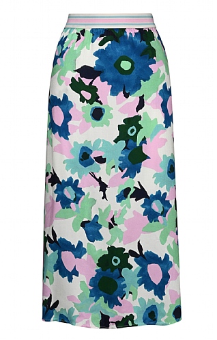 Smith & Soul Ladies Print Skirt, Powder Rose