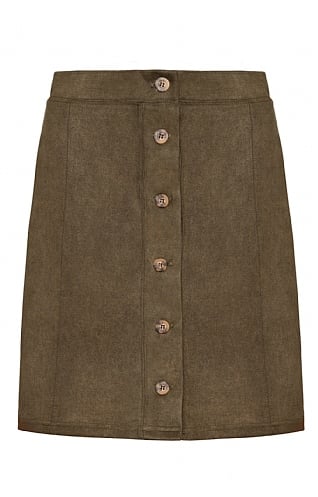 Faux suede hotsell olive green skirt