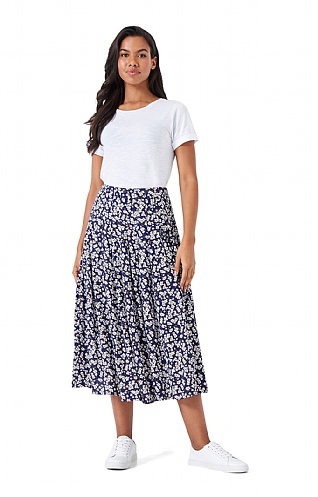 Ladies Crew Clothing Sienna Skirt, Beth Multi