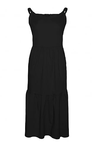 House Of Bruar Ladies Cotton Dress - Black, Black