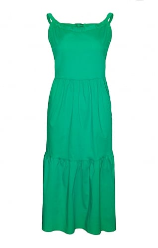 House Of Bruar Ladies Cotton Dress - Green, Green