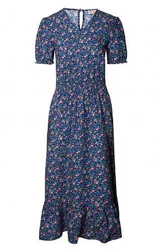 House of Bruar Ladies Vintage Dress<br>Made With Liberty Fabric, Midnight Meadow