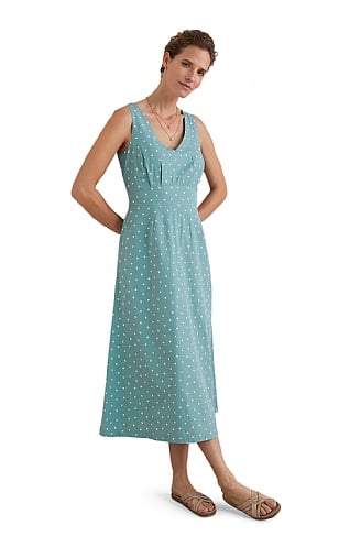 Ladies Seasalt Sky Beyond Dress, Little Sponge Spot Tidepool