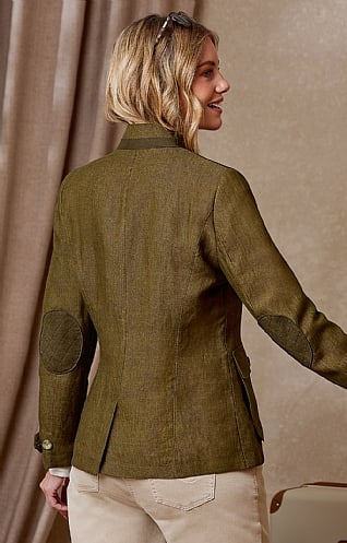 Womens green hot sale safari jacket