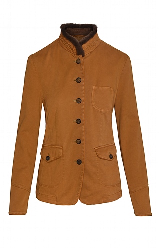 Ladies hot sale twill jacket