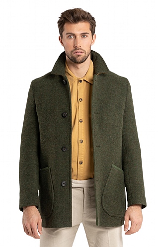 green wool jacket mens