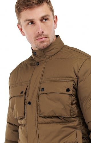 Men s Barbour International Throttle Baffle Quilted Jacket House