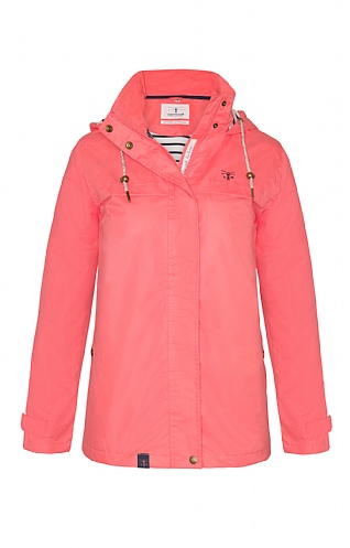 Ladies Beachcomber Waterproof Jacket, Coral