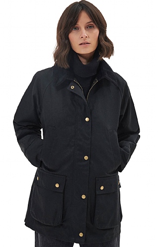 Barbour international best sale acorn wax jacket