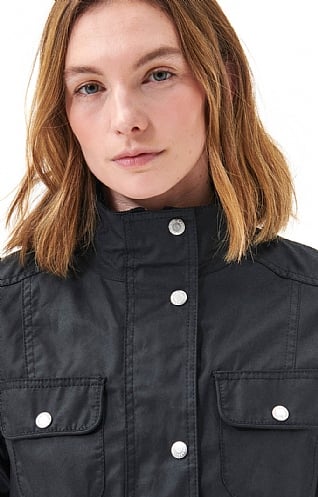 Ladies belted deals barbour jacket