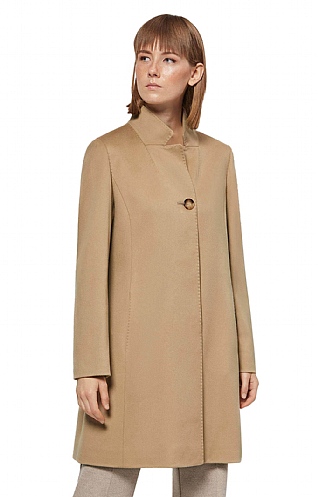 Camel three deals quarter coat